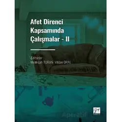 Afet Direnci Kapsamında Çalışmalar - 2 - Vildan Oral - Gazi Kitabevi