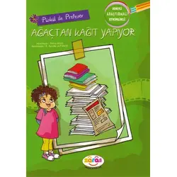 Püskül ile Profesör Ağaçtan Kağıt Yapıyor - Zehra Aras - Zaras Çocuk Kitapları