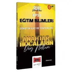 Yargı 2023 KPSS Eğitim Bilimleri Anahtar Hocaların Öğretim İlke ve Yöntemleri Ders Notları