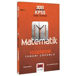 Yargı 2023 KPSS Genel Yetenek Hedef IYI Serisi Matematik Tamamı Çözümlü 10 Deneme
