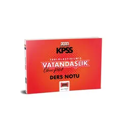 Yargı 2023 KPSS Tablolaştırılmış Vatandaşlık Ders Notu