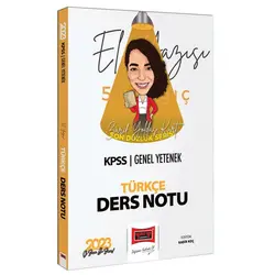 Yargı 2023 KPSS Genel Yetenek Son Düzlük El Yazısı İle Türkçe Ders Notu