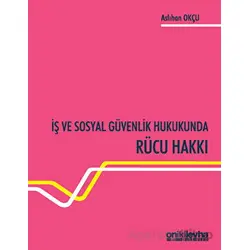 İş ve Sosyal Güvenlik Hukukunda Rücu Hakkı - Aslıhan Okçu - On İki Levha Yayınları