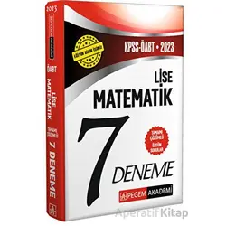 2023 KPSS ÖABT Lise Matematik Öğretmenliği 7 Deneme - Kolektif - Pegem Akademi Yayıncılık
