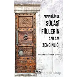 Arap Dilinde Sülasi Fiillerin Anlam Zenginliği - Muhammed İbrahim Erden - Kitap Dünyası Yayınları