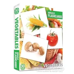 Miracle Flashcards - Vegetables Box 30 Cards - Kolektif - MK Publications