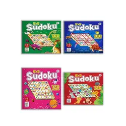 Yükselen Zeka 5-8 Yaş Stickerlı Sudoku (4 Kitap Set)