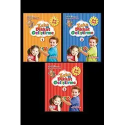 Yükselen Zeka 2-4 Yaş Zeka ve Dikkat Geliştirme Seti (3 Kitap Set)