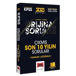 Yargı 2023 KPSS Genel Kültür Genel Yetenek Orjinal Tamamı Çözümlü Son 10 Yıl Çıkmış Sınav Soruları