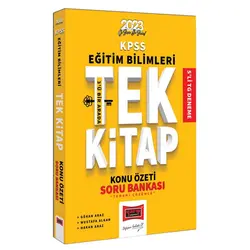 Yargı 2023 KPSS Eğitim Bilimleri Tüm Dersler Tek Kitap Konu Özeti ve Tamamı Çözümlü Soru Bankası