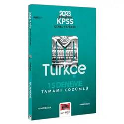 Yargı 2023 KPSS Genel Yetenek Hedef IYI Serisi Türkçe Tamamı Çözümlü 15 Deneme