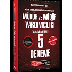 2023 Milli Eğitim Bakanlığı EKYS Müdür ve Müdür Yardımcılığı Tamamı Çözümlü 5 Deneme