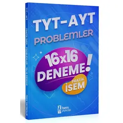 İsem TYT AYT Problemler Pratik İsem 16x16 Deneme
