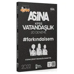 İsem 2022 KPSS Vatandaşlık Aşina 20 Deneme Çözümlü