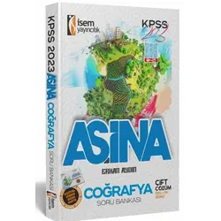 İsem 2023 KPSS Coğrafya Aşina Çözümlü Soru Bankası