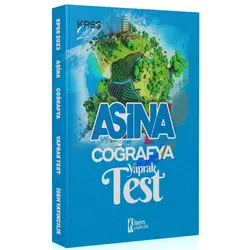 İsem 2023 KPSS Coğrafya Aşina Yaprak Test Çek Kopart