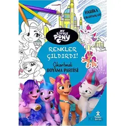 My Little Pony - Renkler Çıldırdı! Çıkartmalı Boyama Partisi - Kolektif - Doğan Çocuk