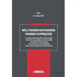 Milli Tahkim Kapsamında Tahkime Elverişlilik - Serkan Kaya - On İki Levha Yayınları