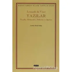 Yazılar - Leonardo Da Vinci - Yapı Kredi Yayınları
