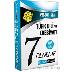 2023 KPSS ÖABT Türk Dili ve Edebiyatı Öğretmenliği 7 Deneme - Kolektif - Pegem Akademi Yayıncılık