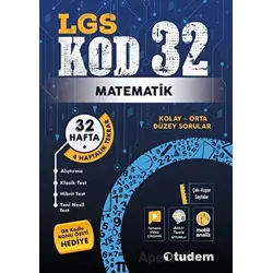 Lgs Matematik KOD 32 Tudem Yayınları - Kolektif - Tudem Yayınları