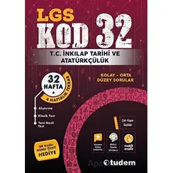 Lgs Kod 32 İnkılap Tarihi Ve Atatürkçülük Tudem Yayınları - Kolektif - Tudem Yayınları