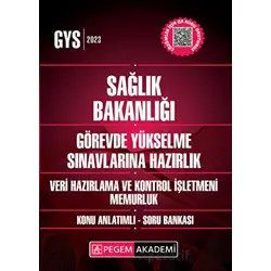 2025 GYS Sağlık Bakanlığı Görevde Yükselme Sınavlarına Hazırlık Konu Anlatımlı Soru Bankası Memurluk