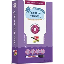 Kolay Öğrenme Yöntemiyle Çarpım Tablosu - Kolektif - Dikkat Atölyesi Yayınları