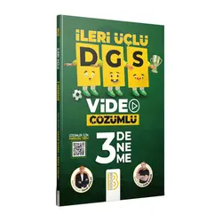 Benim Hocam 2023 DGS İleri Üçlü Video Çözümlü 3 Deneme
