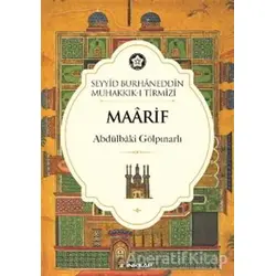 Maarif - Abdülbaki Gölpınarlı - İnkılap Kitabevi