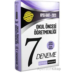 2023 KPSS ÖABT Okul Öncesi Öğretmenliği 7 Deneme - Kolektif - Pegem Akademi Yayıncılık