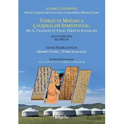 Türkçe Ve Moğolca Çalışmaları Sempozyumu - Kolektif - BilgeSu Yayıncılık