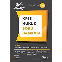 İmtiyaz KPSS Hukuk Soru Bankası - Bahadır Erkol - Temsil Kitap