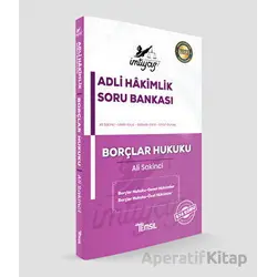 İmtiyaz Adli Hakimlik Soru Bankası Borçlar Hukuku - Ali Sakinci - Temsil Kitap