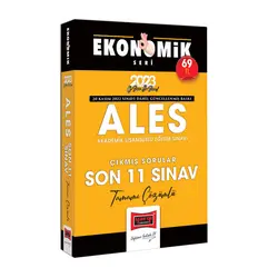 Yargı 2023 ALES Tamamı Çözümlü Çıkmış Son 11 Sınav Soruları Ekonomik Seri