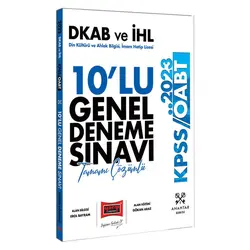 Yargı 2023 ÖABT Din Kültürü ve Ahlak Bilgisi İmam Hatip Lisesi (Dkab ve İHL) Öğretmenliği 10 Deneme