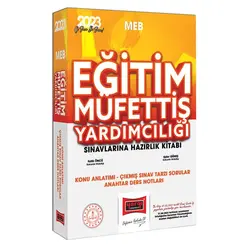 Yargı 2023 MEB Eğitim Müfettiş Yardımcılığı Sınavlarına Hazırlık Konu Anlatımı-Çıkmış Sınav Soruları