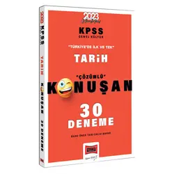 Yargı 2023 KPSS Tarih Tamamı Çözümlü Konuşan 30 Deneme