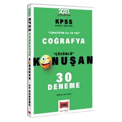 Yargı 2023 KPSS Coğrafya Tamamı Çözümlü Konuşan 30 Deneme