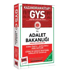 Yargı 2023 Adalet Bakanlığı GYS Memur Kadrosu İçin Ders Notları Çıkması Muhtemel Sorular ve Cevaplar