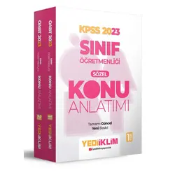 Yediiklim 2023 ÖABT Sınıf Öğretmenliği Konu Anlatımlı Modüler Set