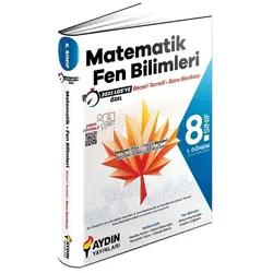 Aydın 2023 8. Sınıf LGS Matematik Fen Bilimleri 1. Dönem Beceri Temelli Soru Bankası