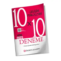 Öğreti Akademi 2023 KPSS Gelişim Psikolojisi 10 x 10 Deneme