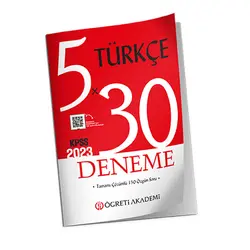 Öğreti Akademi 2023 KPSS Türkçe 5 x 30 Deneme