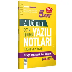 Master Work 5.Sınıf 2.Dönem 1. VE 2. Yazılı Notları