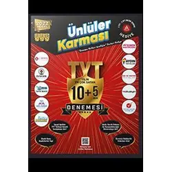 Ünlüler Karması TYT Ünlüler Karması 10+5 Deneme