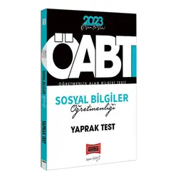 Yargı 2023 KPSS ÖABT Sosyal Bilgiler Öğretmenliği Çek Kopart Yaprak Test
