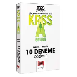 Yargı 2023 KPSS A Grubu Tamamı Çözümlü 10 Fasikül Deneme