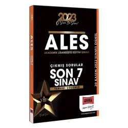 Yargı 2023 ALES Tamamı Çözümlü Son 7 Sınav Çıkmış Sorular