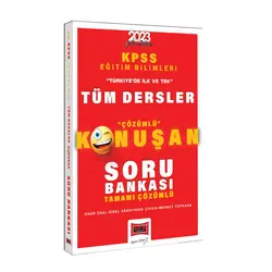 Yargı 2023 KPSS Eğitim Bilimleri Tüm Dersler Tamamı Çözümlü Konuşan Soru Bankası